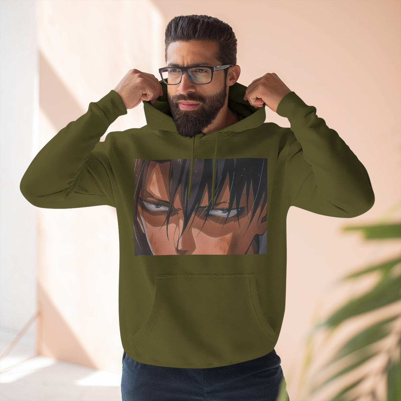 Levi Ackerman Hoodie - Attack on Titan Three-Panel Fleece - Picknmore