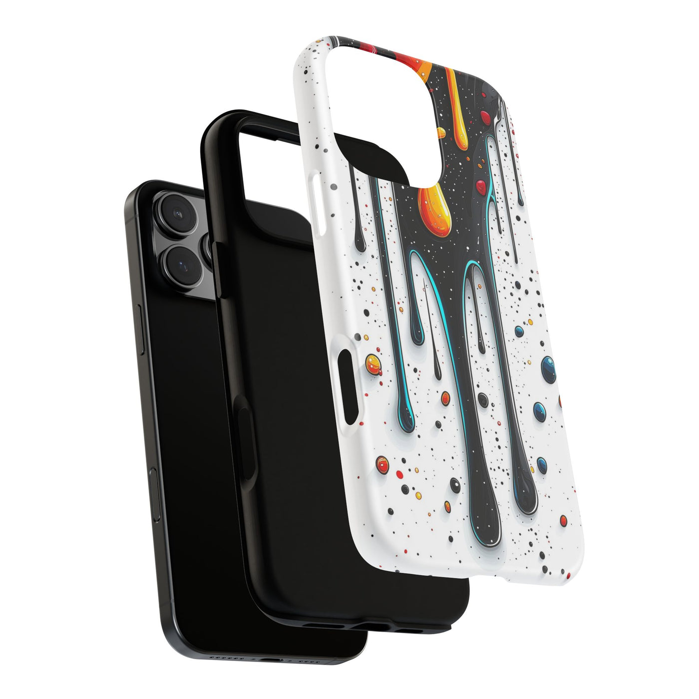 Abstract Drip Phone Case - Artistic Design Protection - Picknmore