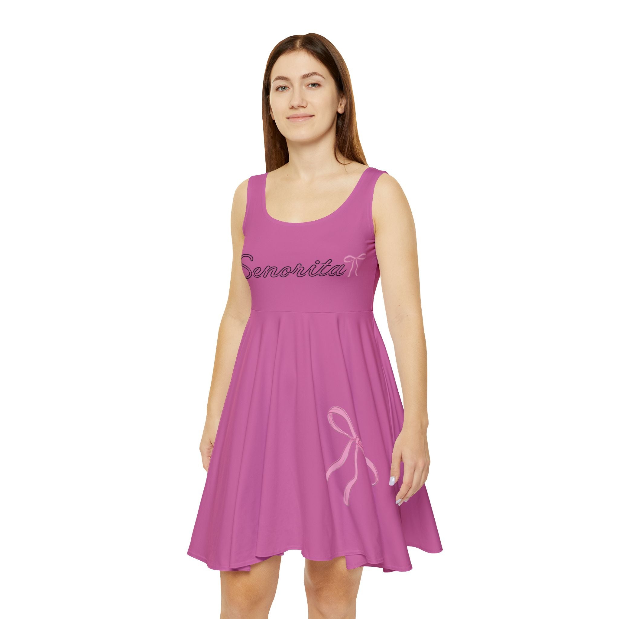 Bow Skater Dress - Fun Fashion Women's Dress - Picknmore