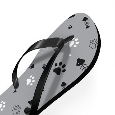 Dog Lover's Flip Flops | Cute Paw Print Outdoor Sandals for Summer, Pet Gifts, Beachwear, Relaxation Footwear, Animal Lover Accessories - Picknmore