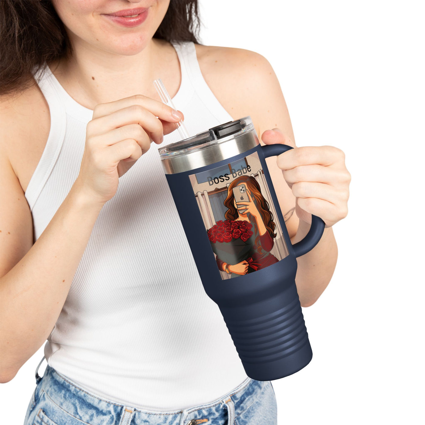 Boss Babe Travel Mug - Stylish Insulated Tumbler for Empowered Women - Picknmore