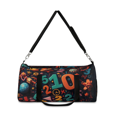 Colorful Numbers Duffel Bag - Fun Travel & Gym Bag for Students - Picknmore