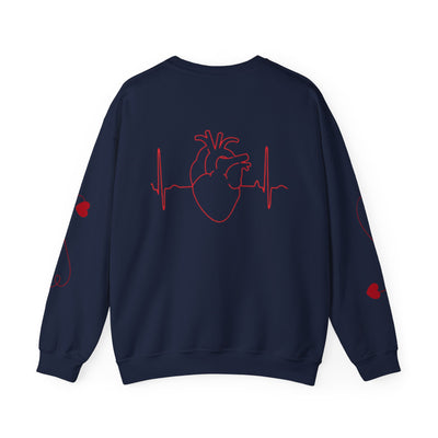 Love-Themed Crewneck Sweatshirt - Cozy Gift for Couples - Picknmore