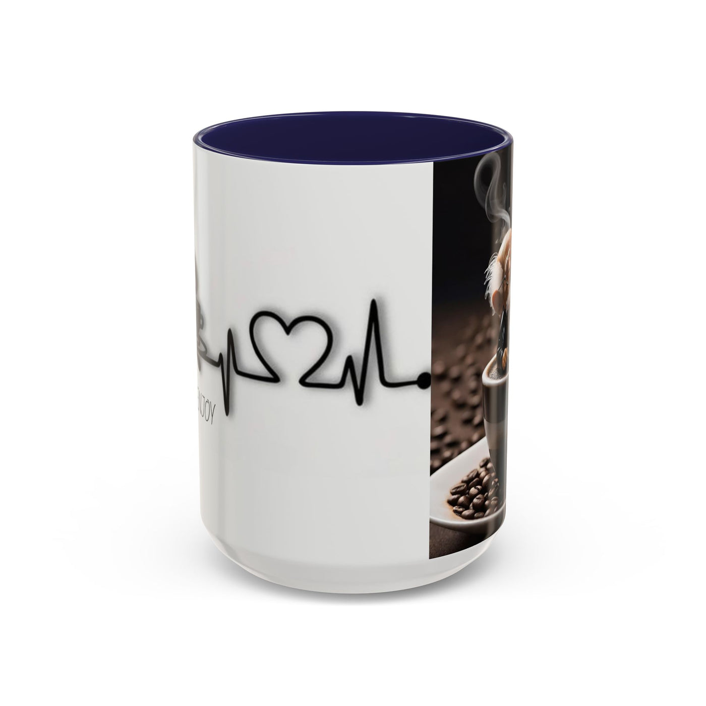 Coffee Lover's Heartbeat Mug - Caffeine Addiction Design - Picknmore