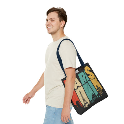 Paris Cityscape Tote Bag - Parisian Art Print Shopping Bag - Picknmore