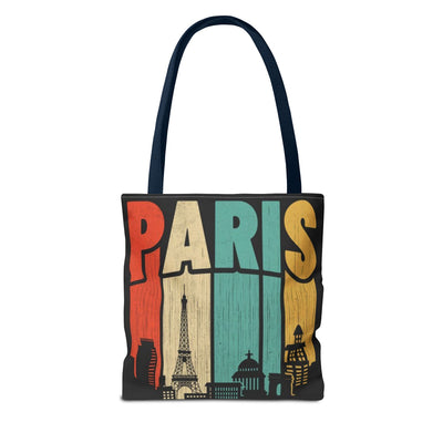Paris Cityscape Tote Bag - Parisian Art Print Shopping Bag - Picknmore