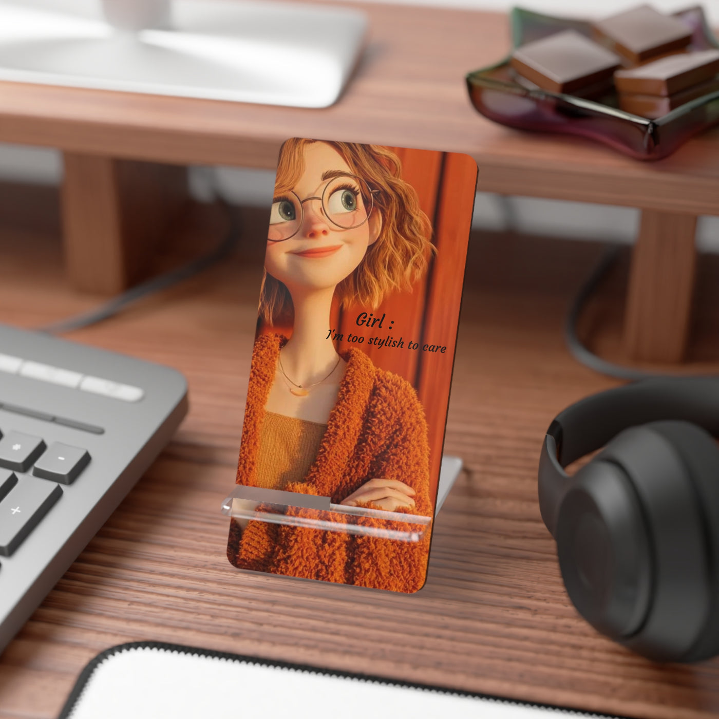 Stylish Phone Stand for Girls - Cute Desk Accessory - Picknmore