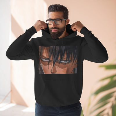 Levi Ackerman Hoodie - Attack on Titan Three-Panel Fleece - Picknmore