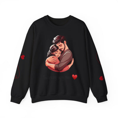 Love-Themed Crewneck Sweatshirt - Cozy Gift for Couples - Picknmore