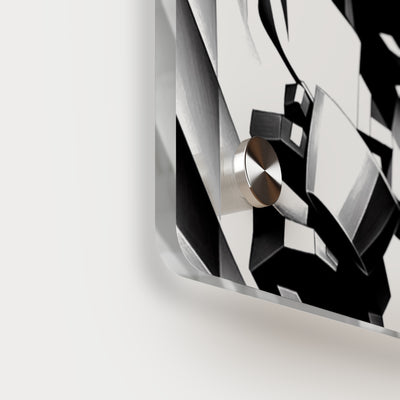 Chic Acrylic Wall Art Panels - Modern Black & White Home Decor - Picknmore