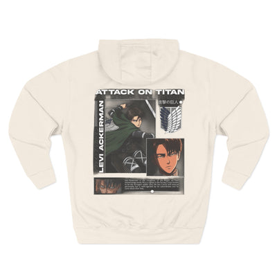 Levi Ackerman Hoodie - Attack on Titan Three-Panel Fleece - Picknmore