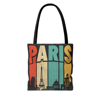Paris Cityscape Tote Bag - Parisian Art Print Shopping Bag - Picknmore
