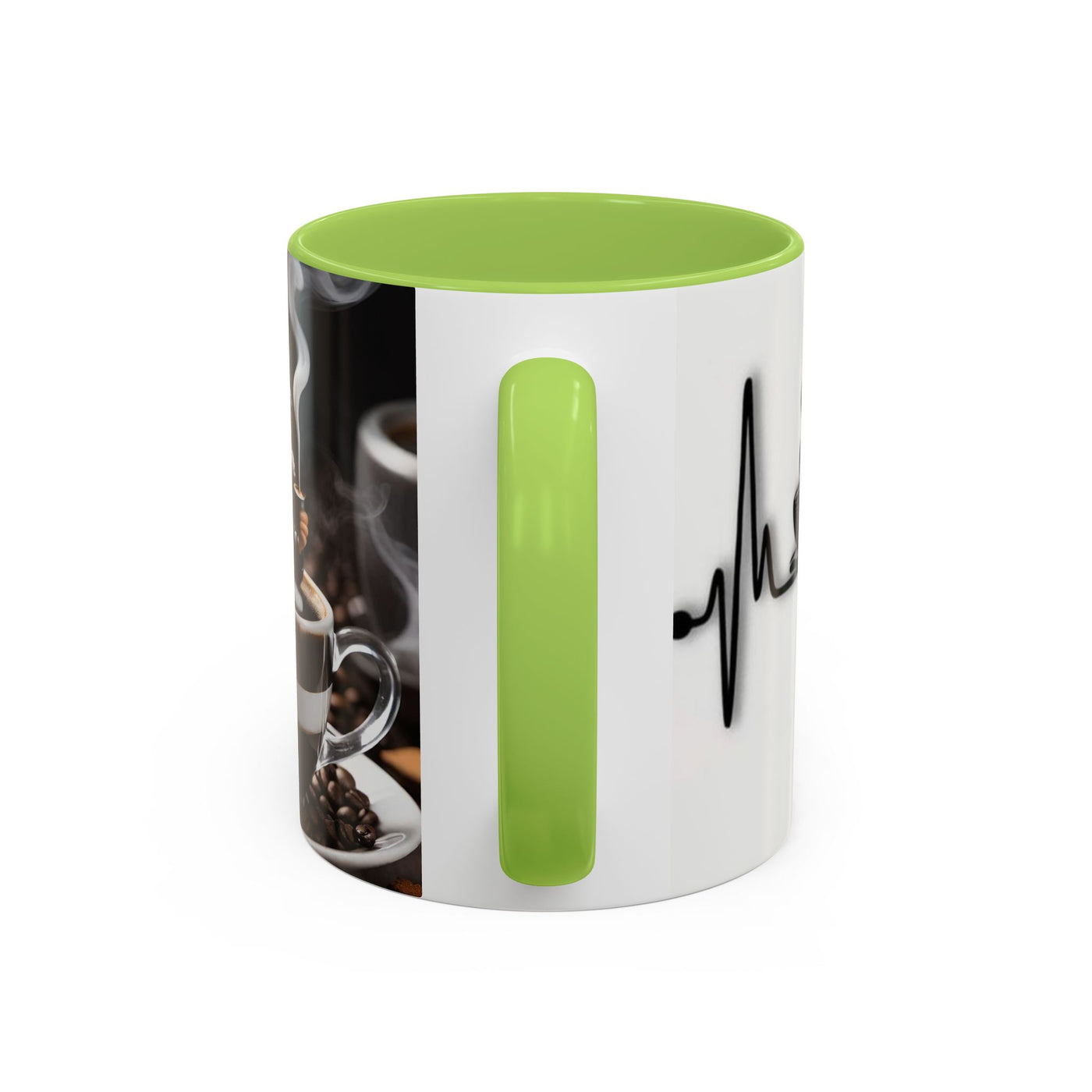 Coffee Lover's Heartbeat Mug - Caffeine Addiction Design - Picknmore