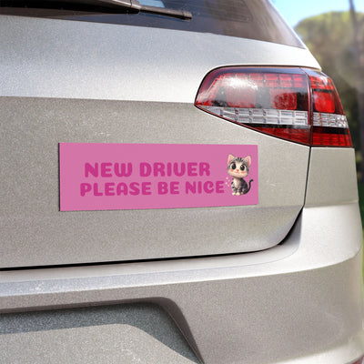 New Driver Car Magnet - Cute Safety Sign for Girls & Teen Drivers - Picknmore