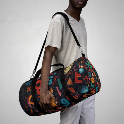 Colorful Numbers Duffel Bag - Fun Travel & Gym Bag for Students - Picknmore