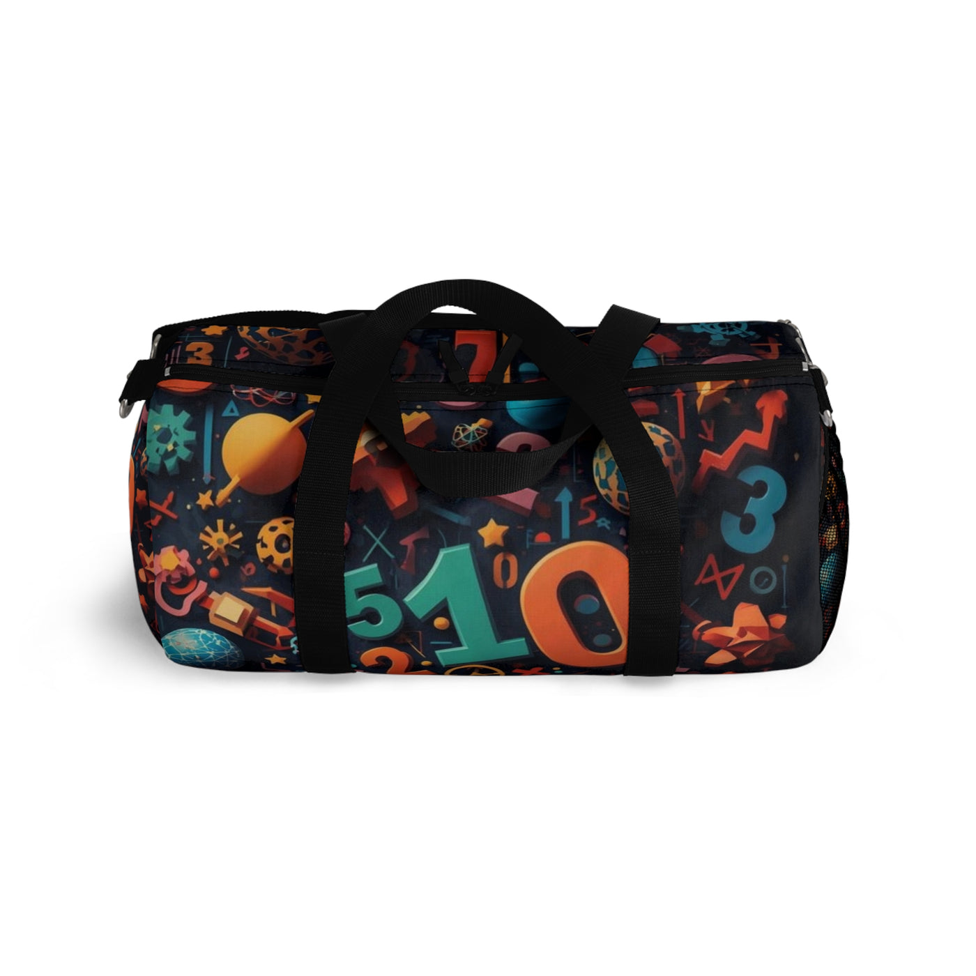Colorful Numbers Duffel Bag - Fun Travel & Gym Bag for Students - Picknmore