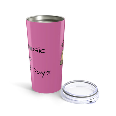Musical Vibes Tumbler - 20oz Insulated Cup for Music Lovers - Picknmore