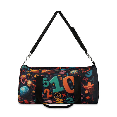 Colorful Numbers Duffel Bag - Fun Travel & Gym Bag for Students - Picknmore