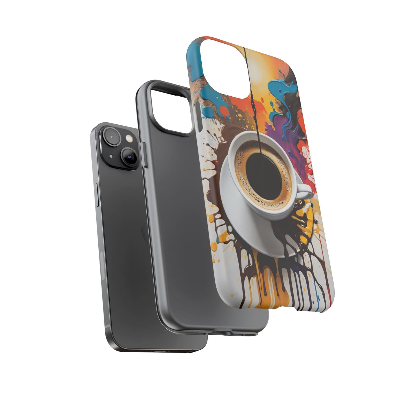 Coffee Cup Phone Case - Colorful Caffeine Lover Protection - Picknmore