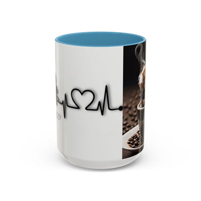 Coffee Lover's Heartbeat Mug - Caffeine Addiction Design - Picknmore