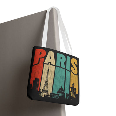 Paris Cityscape Tote Bag - Parisian Art Print Shopping Bag - Picknmore