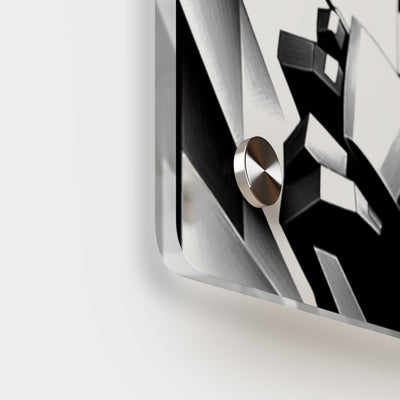 Chic Acrylic Wall Art Panels - Modern Black & White Home Decor - Picknmore