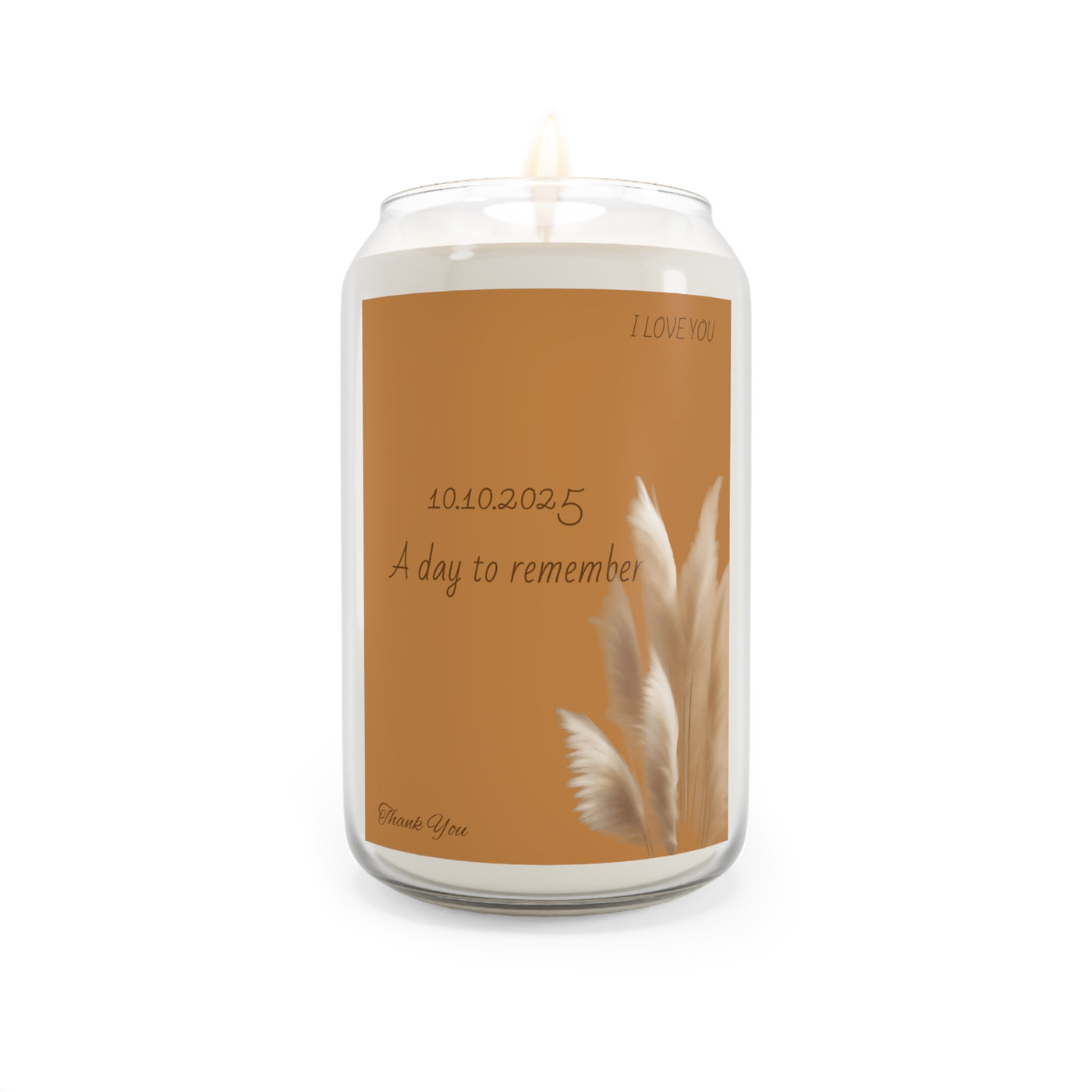 Scented Soy Candle for Special Occasions, A Day to Remember Candle, Home Decor, Wedding Favor, Relaxation Gift, Eco-Friendly Candle