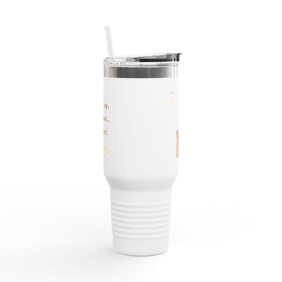 Insulated Travel Mug for Book Lovers, Enjoy Every Sip, Perfect Gift for Readers, 40oz Coffee Tumbler, Travel Cup for Busy Days - Picknmore
