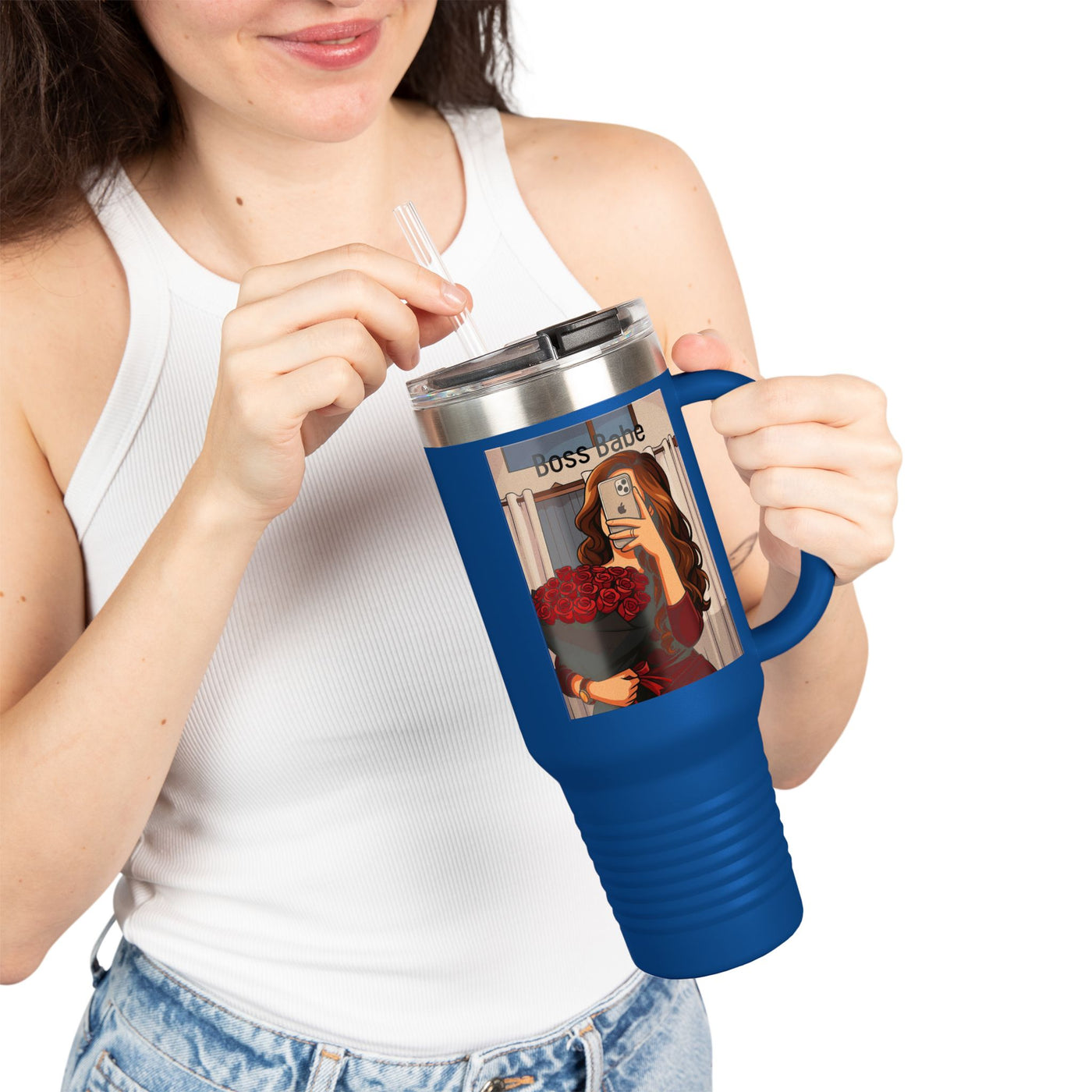 Boss Babe Travel Mug - Stylish Insulated Tumbler for Empowered Women - Picknmore