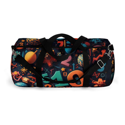 Colorful Numbers Duffel Bag - Fun Travel & Gym Bag for Students - Picknmore