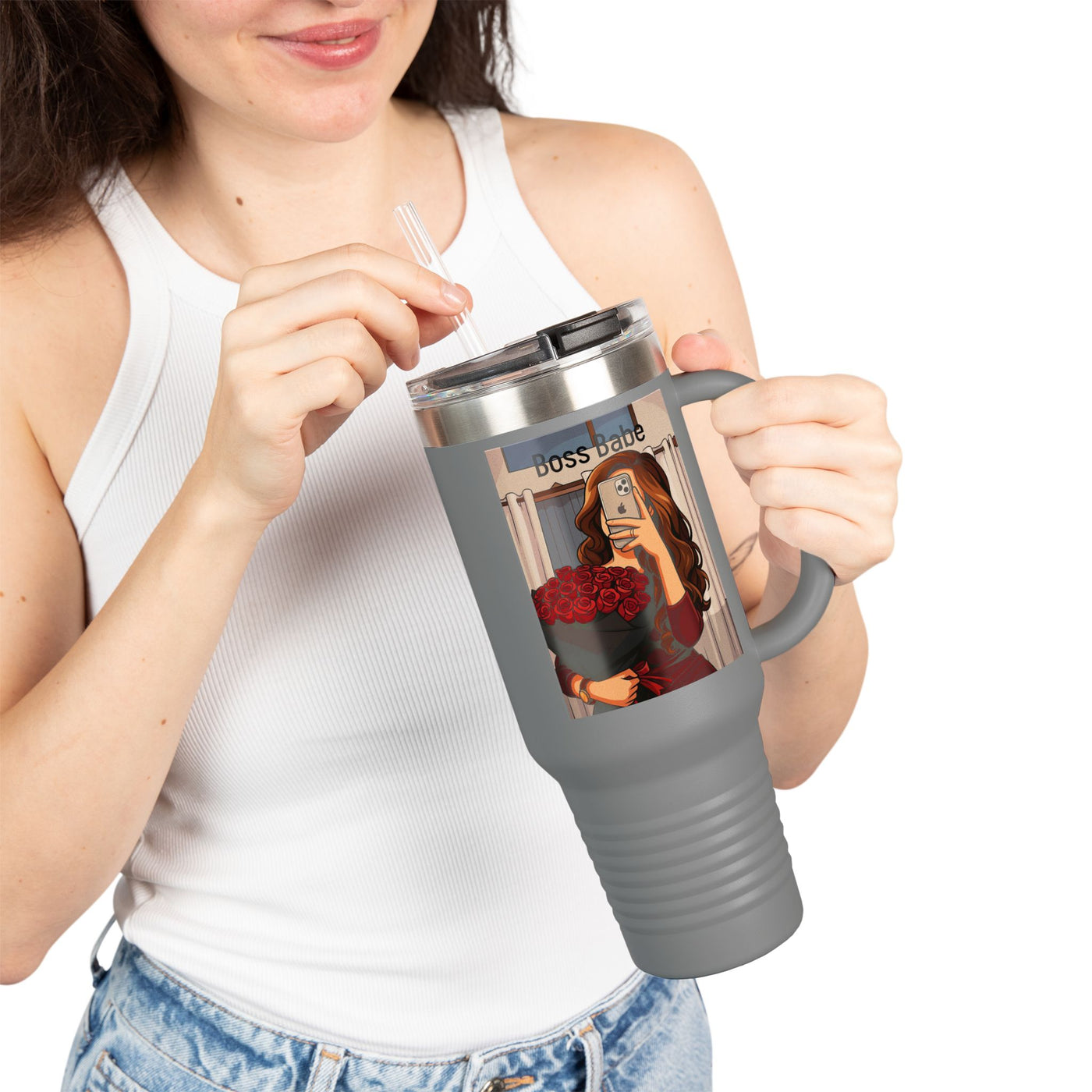 Boss Babe Travel Mug - Stylish Insulated Tumbler for Empowered Women - Picknmore