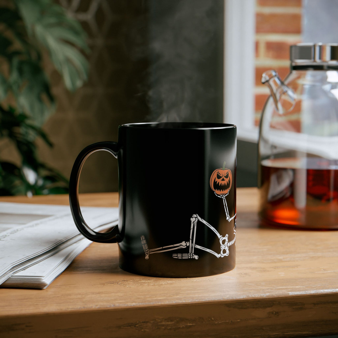 Halloween Skeleton Mug - Spooky Coffee Cup for Fall - Picknmore