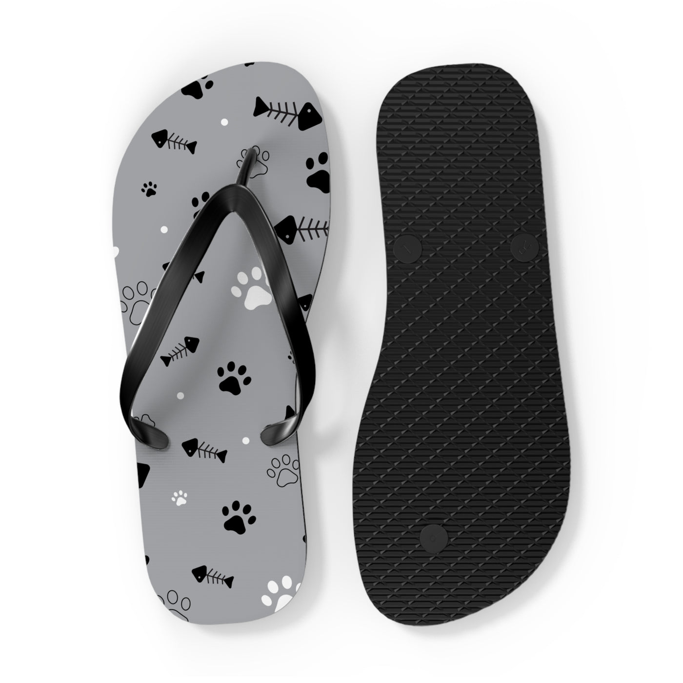 Dog Lover's Flip Flops | Cute Paw Print Outdoor Sandals for Summer, Pet Gifts, Beachwear, Relaxation Footwear, Animal Lover Accessories - Picknmore