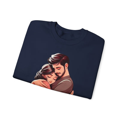Love-Themed Crewneck Sweatshirt - Cozy Gift for Couples - Picknmore