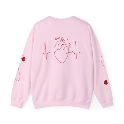 Love-Themed Crewneck Sweatshirt - Cozy Gift for Couples - Picknmore