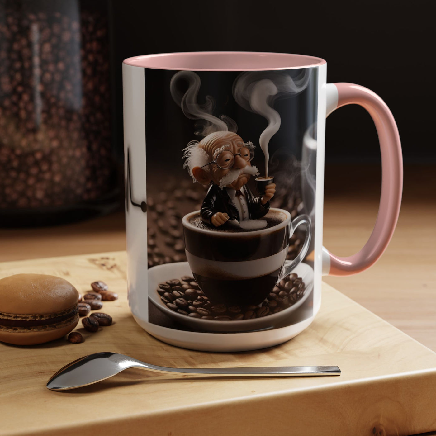 Coffee Lover's Heartbeat Mug - Caffeine Addiction Design - Picknmore