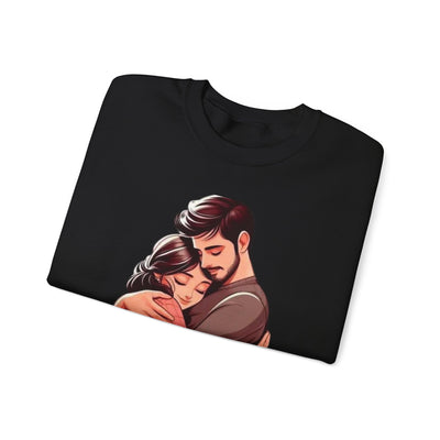 Love-Themed Crewneck Sweatshirt - Cozy Gift for Couples - Picknmore