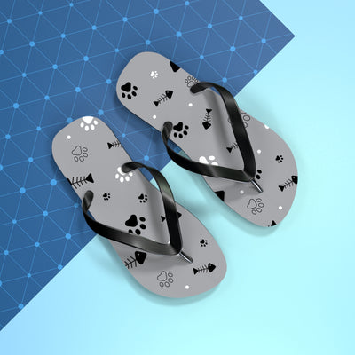 Dog Lover's Flip Flops | Cute Paw Print Outdoor Sandals for Summer, Pet Gifts, Beachwear, Relaxation Footwear, Animal Lover Accessories - Picknmore