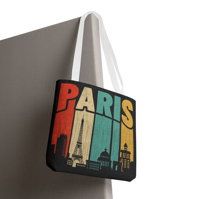 Paris Cityscape Tote Bag - Parisian Art Print Shopping Bag - Picknmore
