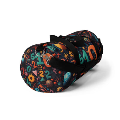Colorful Numbers Duffel Bag - Fun Travel & Gym Bag for Students - Picknmore