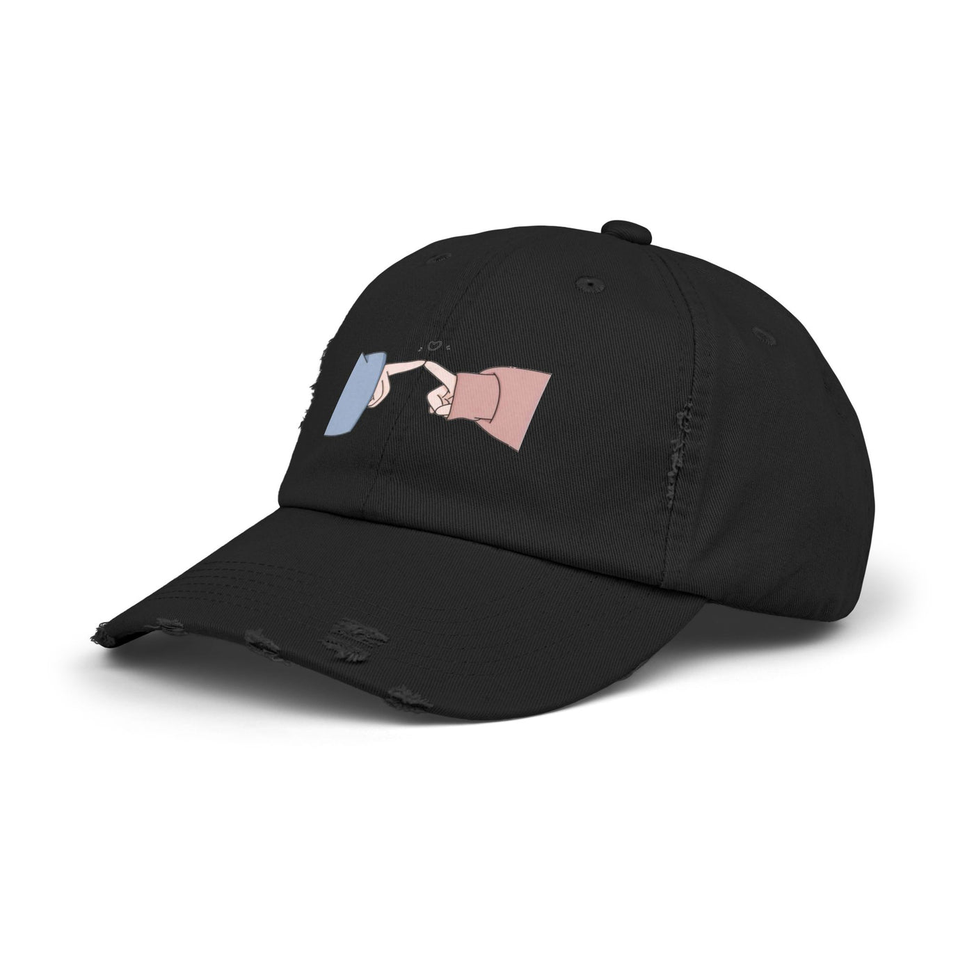 Playful Finger Pointing Hat - Fun Distressed Cap for Girls - Picknmore
