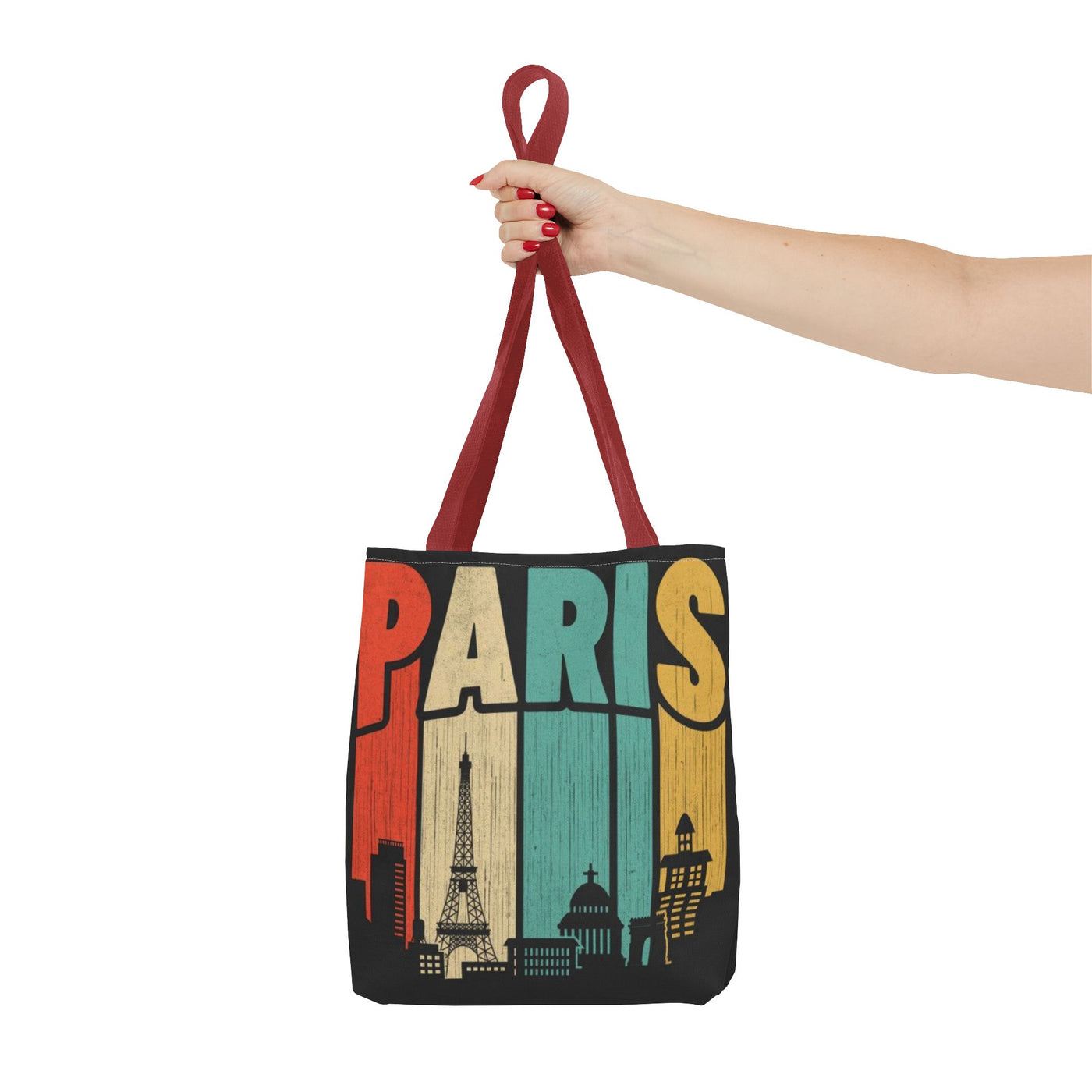 Paris Cityscape Tote Bag - Parisian Art Print Shopping Bag - Picknmore