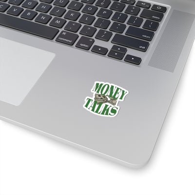 Money Talks Kiss-Cut Stickers - Funny Office Decor & Laptop Humor - Picknmore