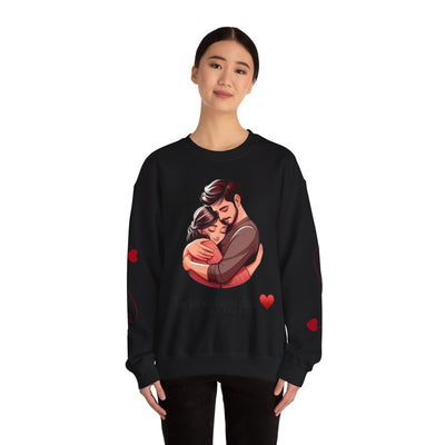 Love-Themed Crewneck Sweatshirt - Cozy Gift for Couples - Picknmore