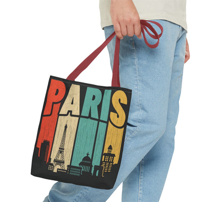 Paris Cityscape Tote Bag - Parisian Art Print Shopping Bag - Picknmore