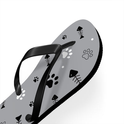 Dog Lover's Flip Flops | Cute Paw Print Outdoor Sandals for Summer, Pet Gifts, Beachwear, Relaxation Footwear, Animal Lover Accessories - Picknmore
