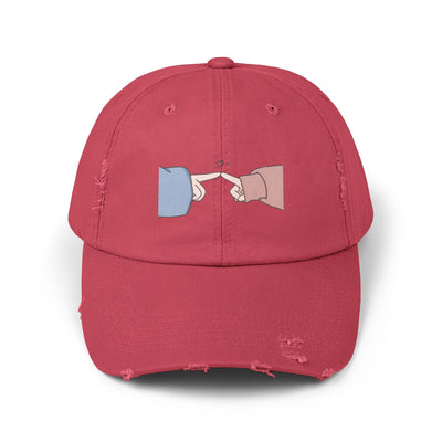 Playful Finger Pointing Hat - Fun Distressed Cap for Girls - Picknmore