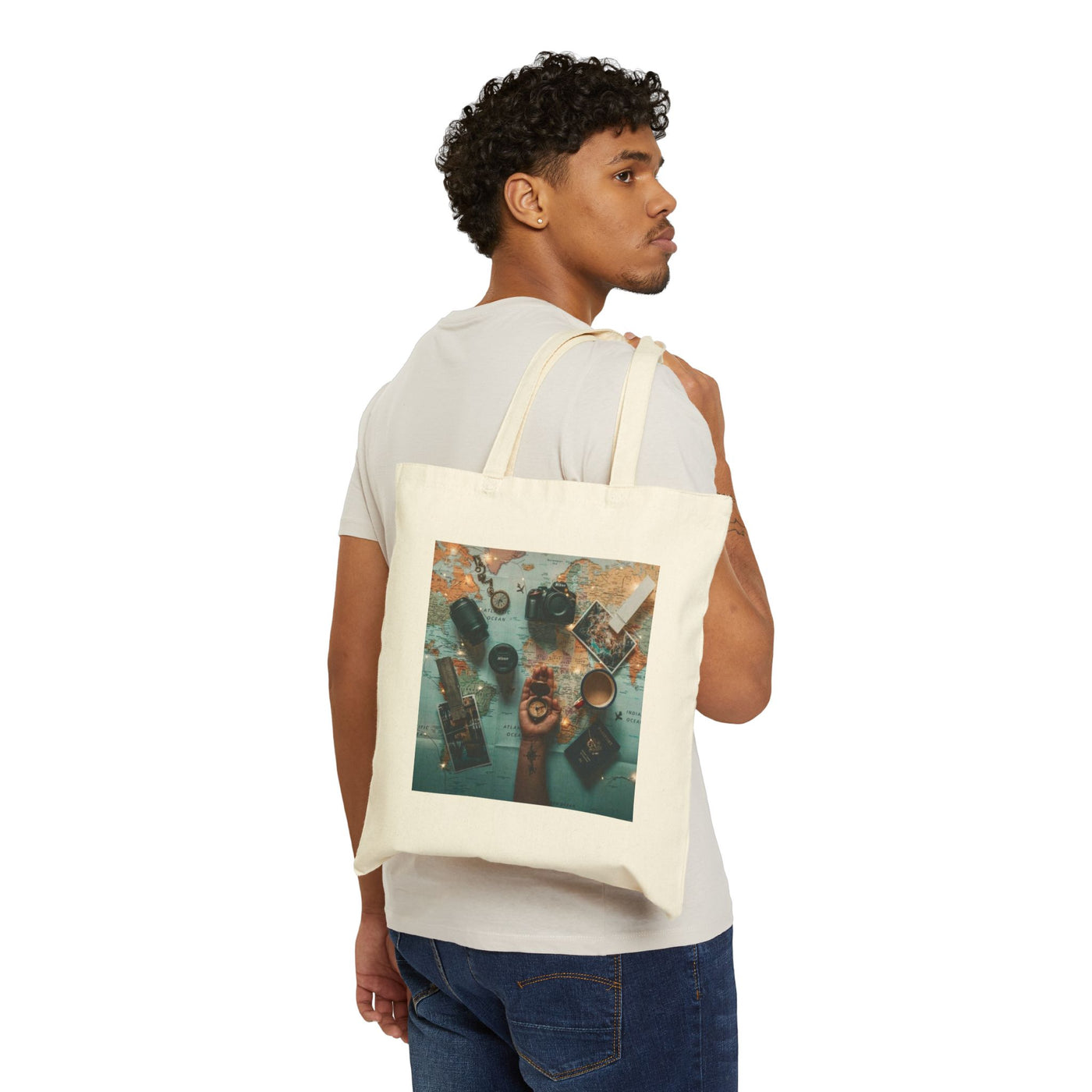 Travel Inspiration Tote Bag - Eco-Friendly Canvas Adventure Bag - Picknmore
