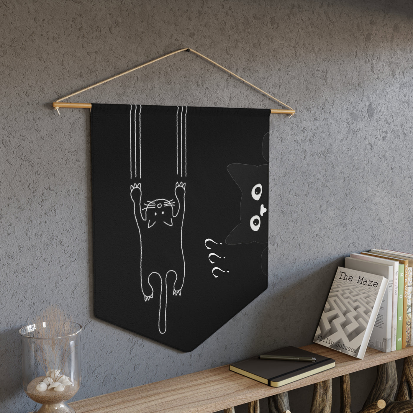 Cute Cat Pennant Banner - Whimsical Wall Art for Cat Lovers - Picknmore