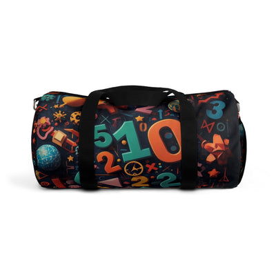 Colorful Numbers Duffel Bag - Fun Travel & Gym Bag for Students - Picknmore